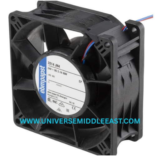 EBM-PAPST 3214JH4 Axial Fan, 92 mm, 24 VDC, 165 CFM