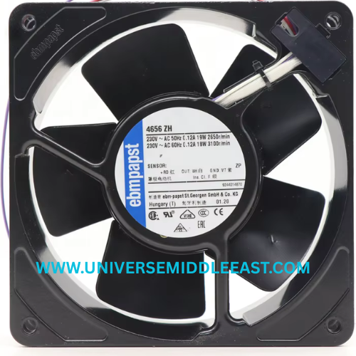 EBM-PAPST 4656ZH Axial Fan, 230VAC