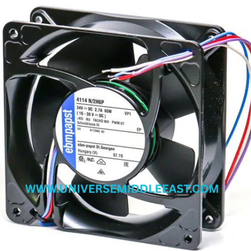 EBM-PAPST 4114N/2H6P Axial Fan, 24 VDC, 8400 RPM