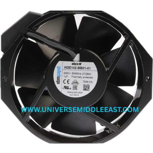 EBM-PAPST W2E142-BB01-01 Axial Fan, 230 VAC, 230 CFM