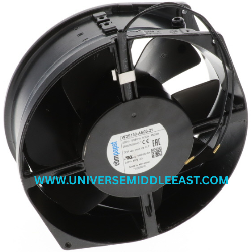 EBM-PAPST W2S130-AB03-21 Axial Fan, 230 VAC, 3250 RPM