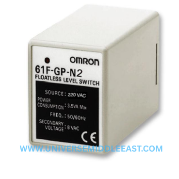 OMRON 61F-GP-N 220VAC Conductive Level Controller, Plug in