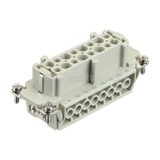 09330162701 Socket, HAN16E, 16 Way