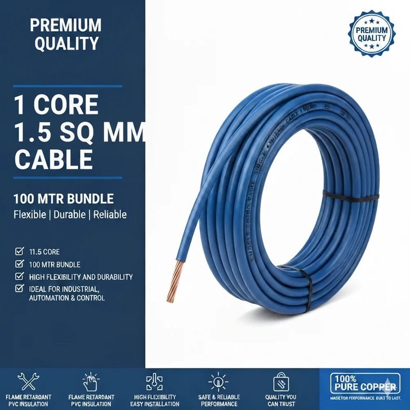 1.5 SQ Single Core Flexibe Cable