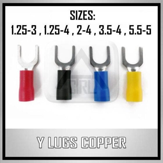 100PCS/BOX 6X8 MM Lug( )