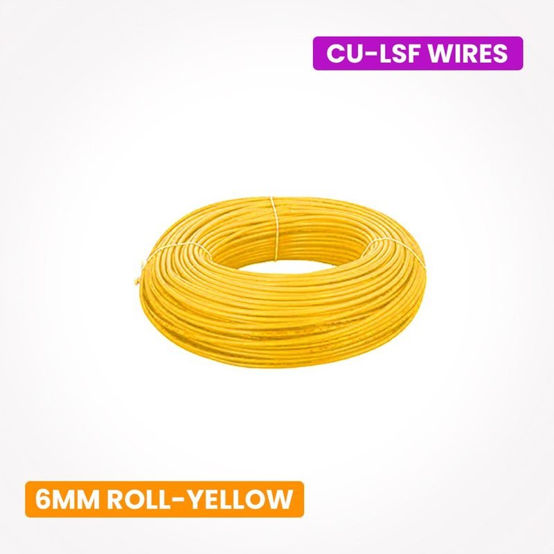 1060202014 Wire Lsf 6MM²CU Yellow