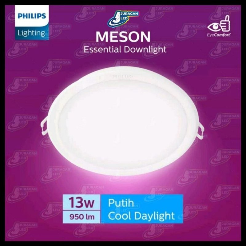 13W 6500K WH LED Round Panel Down Light Meson