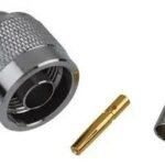 172100RP Rf/cpazial, N Plug, Straight, 50 Ohm CR