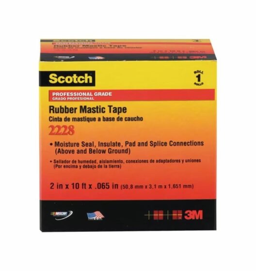 3M Scotch 2228 Rubber Mastic Tape 2 Inch *1O Feet — 3M