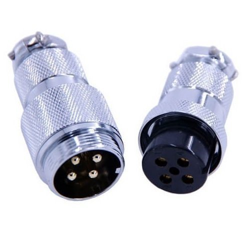 4 Pin Thread Connector 4 Pins Male
