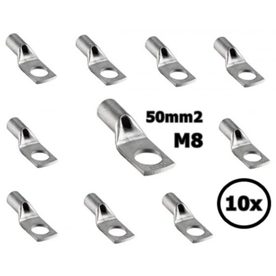 50 X M8 Cable Lugs Ald