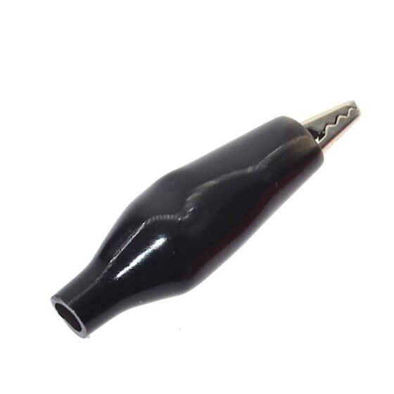 881110- Black Crocodile Clip, Black, Mnfr: Multicom