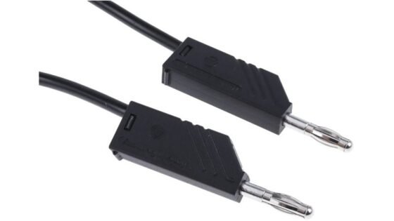 934066100 Test Lead, Blk, 2M, 60V, 32A