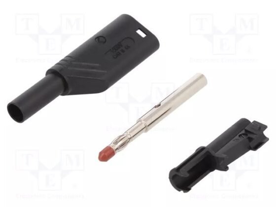 934099100 Test Connector, Black, 24A1KV