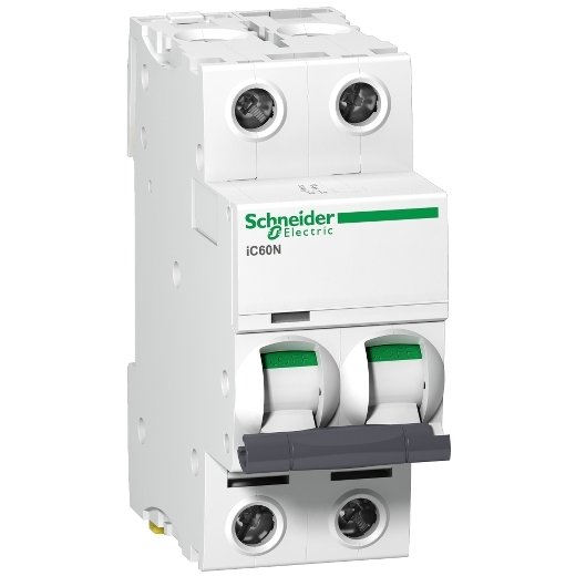 A9F44240 – Schneider Electric Acti 9 iC60N MCB Circuit Breaker – 2 Pole 40A C curve — SCHNEIDER