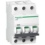 A9F44306 – Schneider Electric Acti 9 iC60N MCB Circuit Breaker – 3 Pole 6A C curve