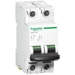 A9N61526 – Schneider Electric miniature circuit breaker – C60H – 2 poles – 6 A – C curve