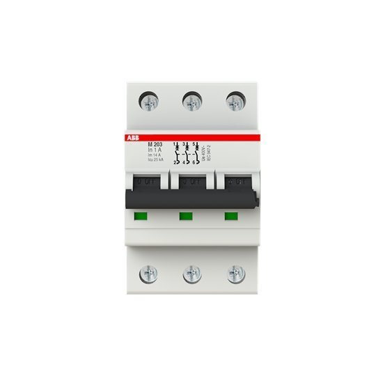 ABB 2CDA283799R0011 M203- 1A Miniature Circuit Breaker — ABB
