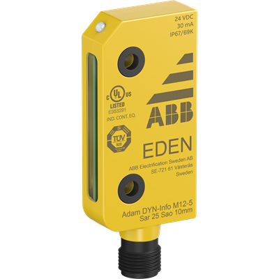 ABB Adam DYN-Info M12-5 2TLA020051R5100 – Eden is a non-contact safety sensor used as interlocking device for e.g — ABB