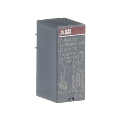 ABB CR-P024DC1 1SVR405600R1000 – CR-P024DC1 Pluggable Interface Rela — ABB