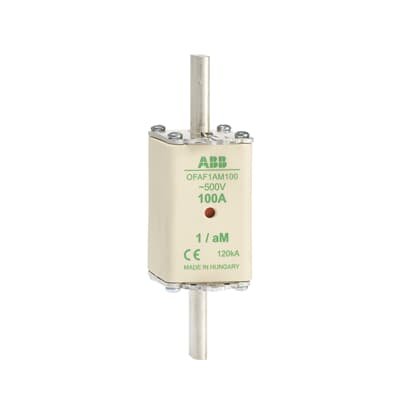 ABB OFAF1AM200 1SCA022697R7570 – Fuselink, rated current 200A, size NH1, rated voltage 500VAC, utilization category aM… — ABB