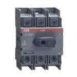 ABB OT125F3 1SCA105033R1001 – 3-pole, front operated, base mounted, DIN-rail mountable switch-diconnector / non-fusible…