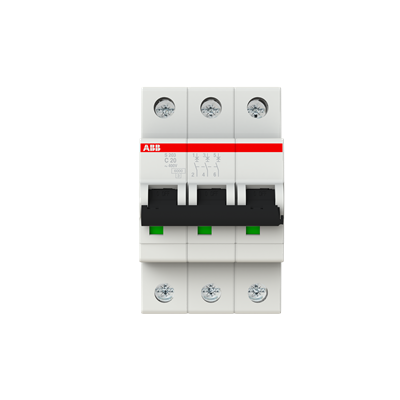 ABB S203-C20 2CDS253001R0204 – System pro M compact S200 miniature circuit breakers are current limiting — ABB
