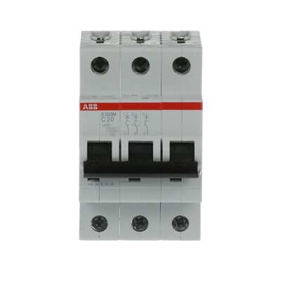 ABB S203M-C20 2CDS273001R0204 – System pro M compact S200M miniature circuit breakers are current limiting — ABB