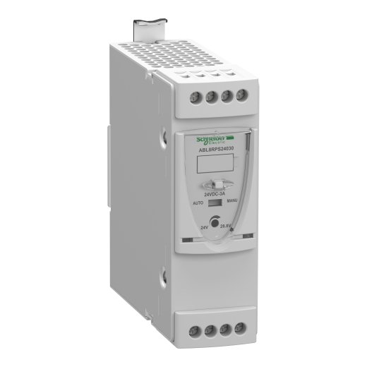 ABL8RPS24030 – Schneider Electric regulated SMPS – 1 or 2-phase – 100..500 V – 24 V – 3 A — SCHNEIDER