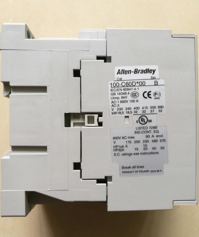 Allen-Bradley 100-C60D00 – IEC 60 A Contactor — ALLEN-BRADLEY