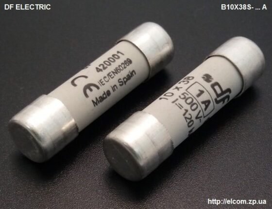 B10X38S-6A DF Electric Fuse 500VAC 420006