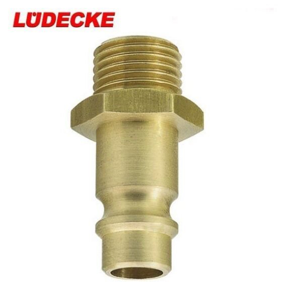 Brass Male Plug Luedecke 1/2”