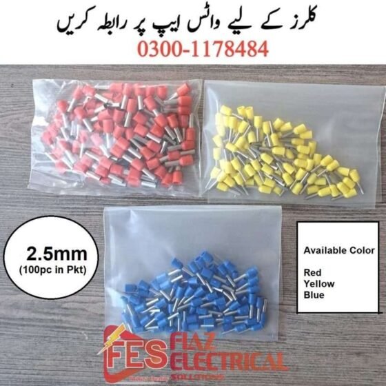 Cable Lug Insulated 2.5MM Red