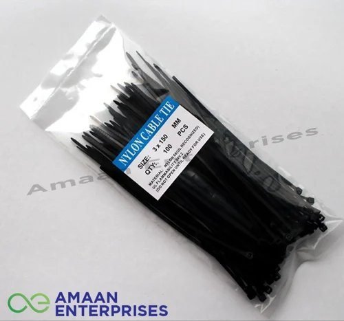 Cable Ties Size: 300*4.8 Black Raiden