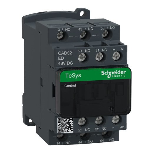CAD32ED – Schneider Electric TeSys D control relay – 3 NO + 2 NC – ≤ 690 V – 48 V DC standard coil — SCHNEIDER