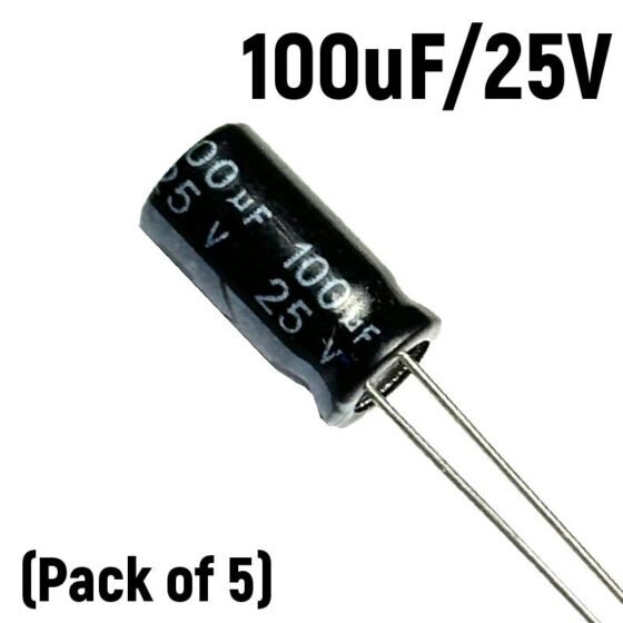 Capacitor 100 MF 25V