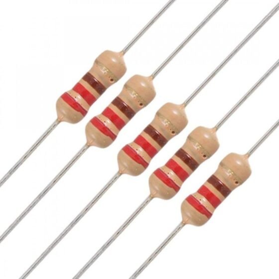 Carbon Resistor, 250 Ohm, 1/4 Watt