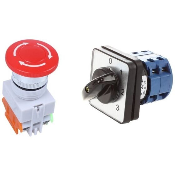 Changeover Switch and Ememgency Stop Assembly