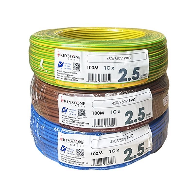 Ducab PVC S/core Wire 2.5MM2 RD (100 Mtsr) — Ducab