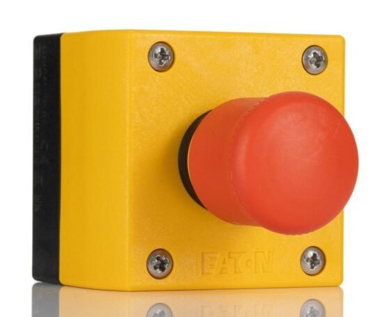 Eaton 2NC-PV/KC02 Emergency Stop Button 2NC M22 — Eaton