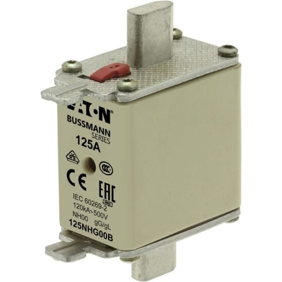 Eaton Bussmann 125NHG00B NH00 500V 125A Gg/gl — EATON Bussmann