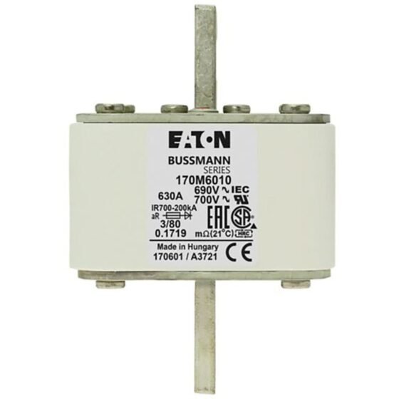 Eaton Bussmann 170M6814 Fuse 1000A 690V DIN 3 — EATON Bussmann