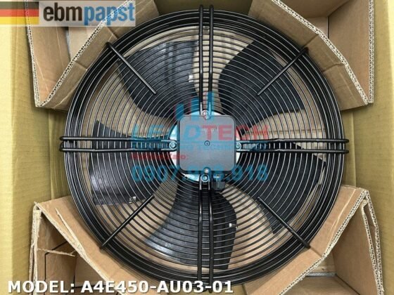 ebm-papst A4E450-AU03-01 Condensor Fan Motor — EBM-PAPST