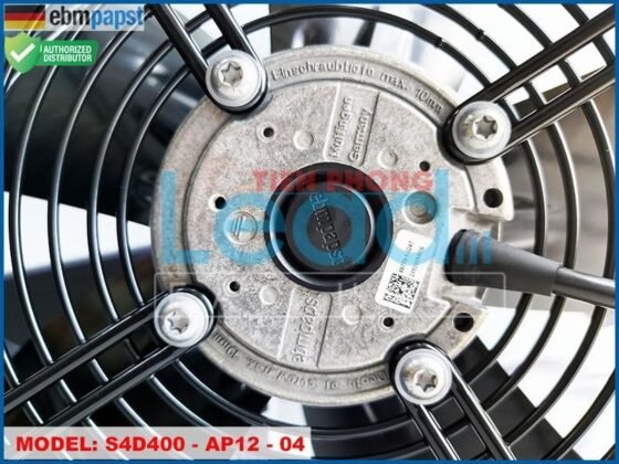 ebm-papst S4D400AP12 Fcu Motor with Fan 43 230-400V — EBM-PAPST