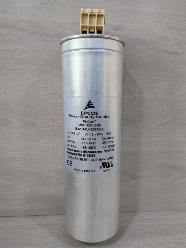 EPCOS MKP-400-D-250 Power Capacitor — EPCOS