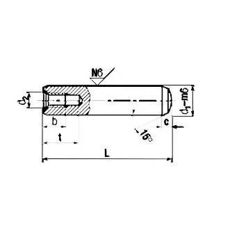 Extract Dowel DIN 7979D 12*50 H&g
