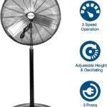 Fan Pedestal: Heavy Duty 24 Blades 230 V