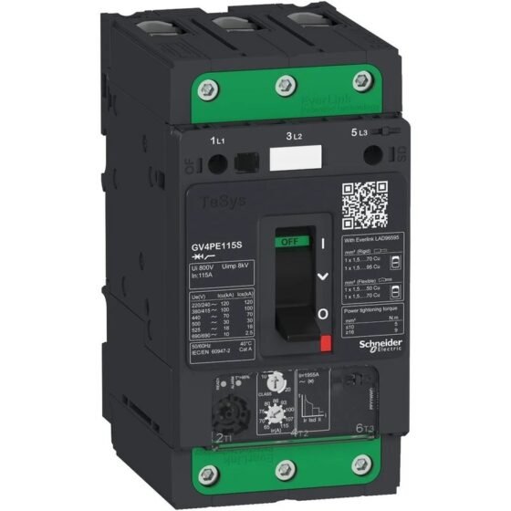 GV4PE115S Motor Circuit Breaker PN