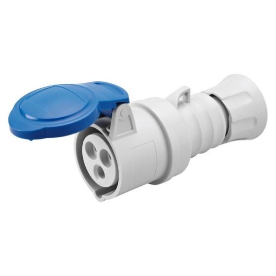 GW62004H 16A-3P-220V M-socket IP 44 Quick Opening