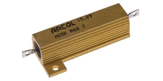 HS506RF Res, 6R, 50W, Solder, Wirewound